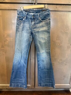 Citizen of Humanity wide leg dunaway stretch jeans size 28